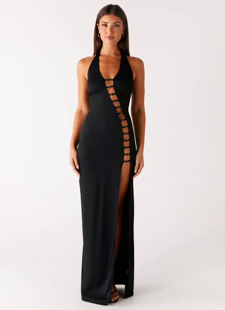 Abito Maxi Midnight Dreams - Nero