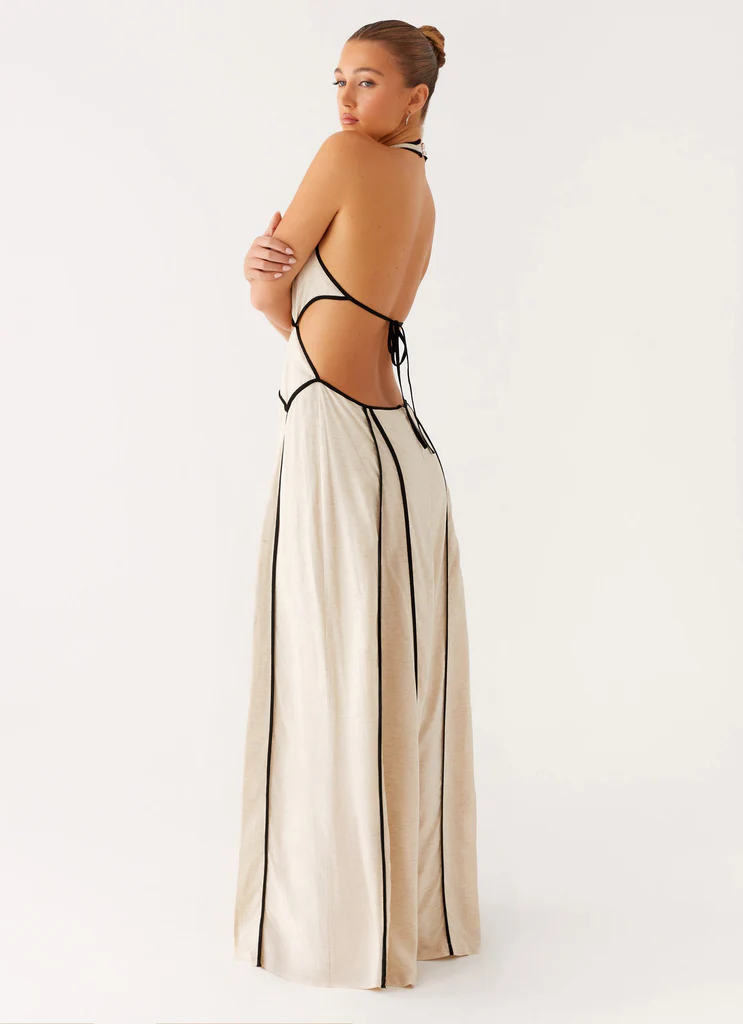 Vestito Maxi Sonnet - Avena