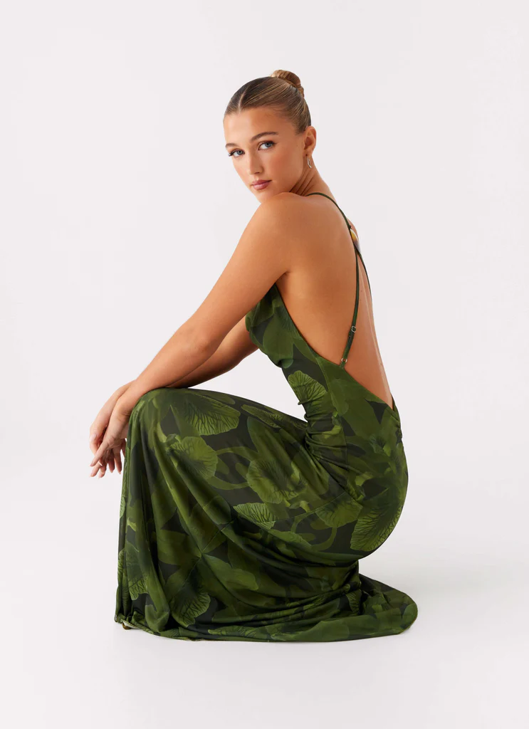 Abito Maxi Dahliana - Fiore Tropicale