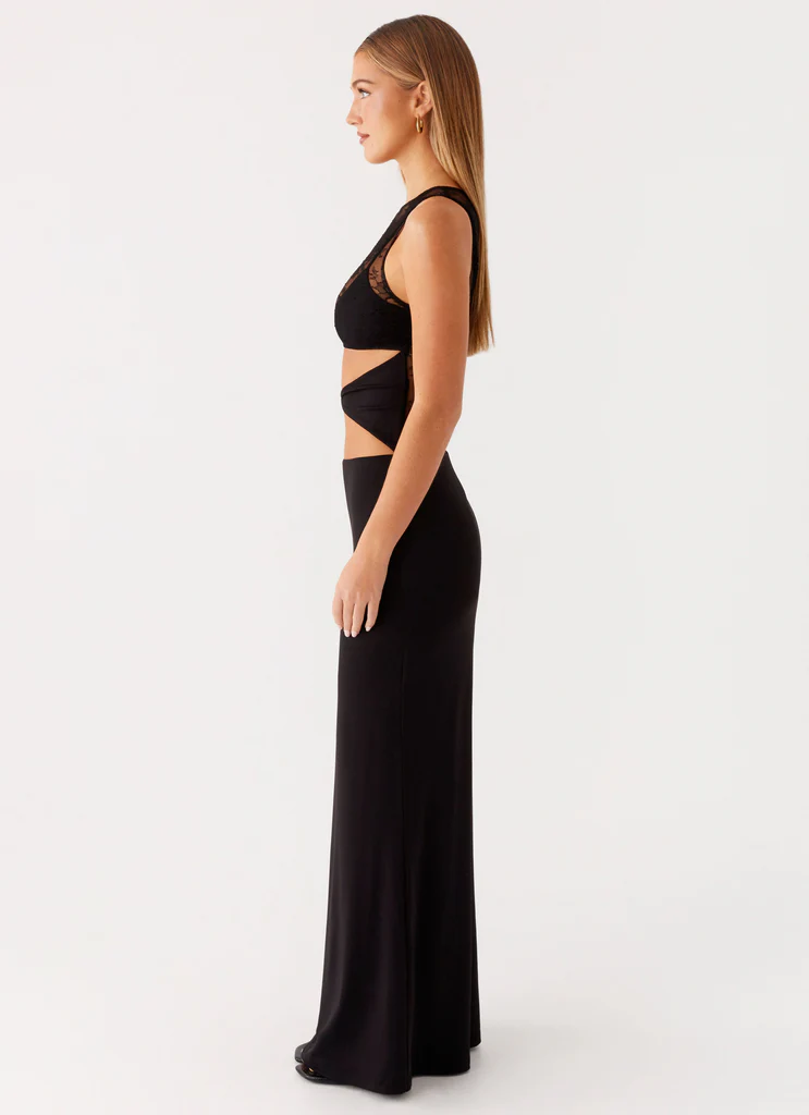 Abito Maxi Imperial - Nero