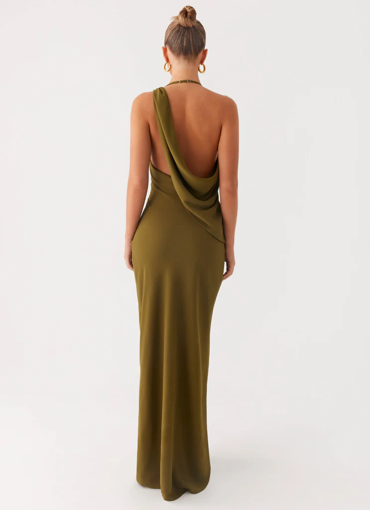 Abito Maxi Opal Glow - Khaki
