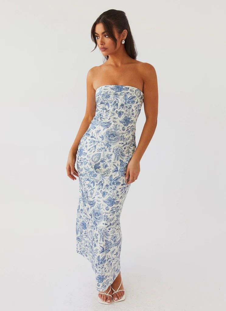 Abito Maxi Estivo Summer Lover - Paillasson Blu