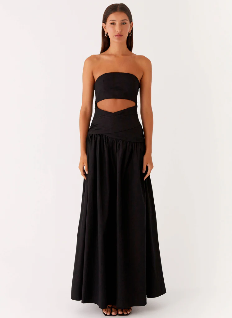 Abito Maxi Lumen - Nero