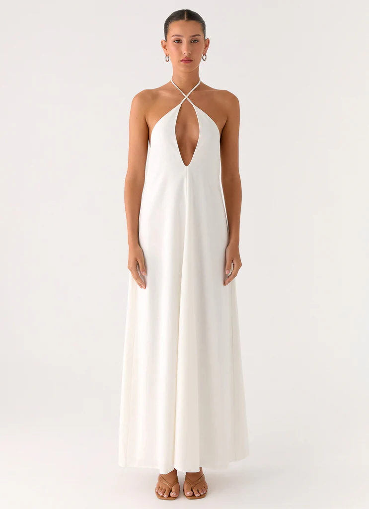 Helden Maxi Dress - Bianco