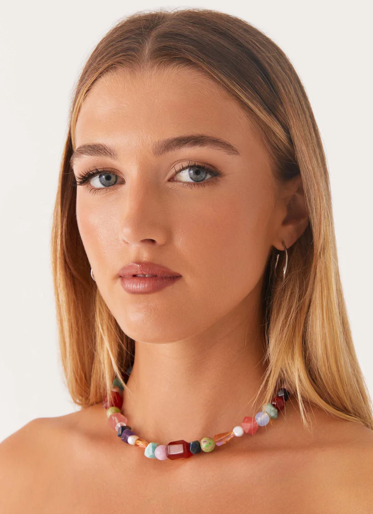 Collana con Perline Totti - Multicolore