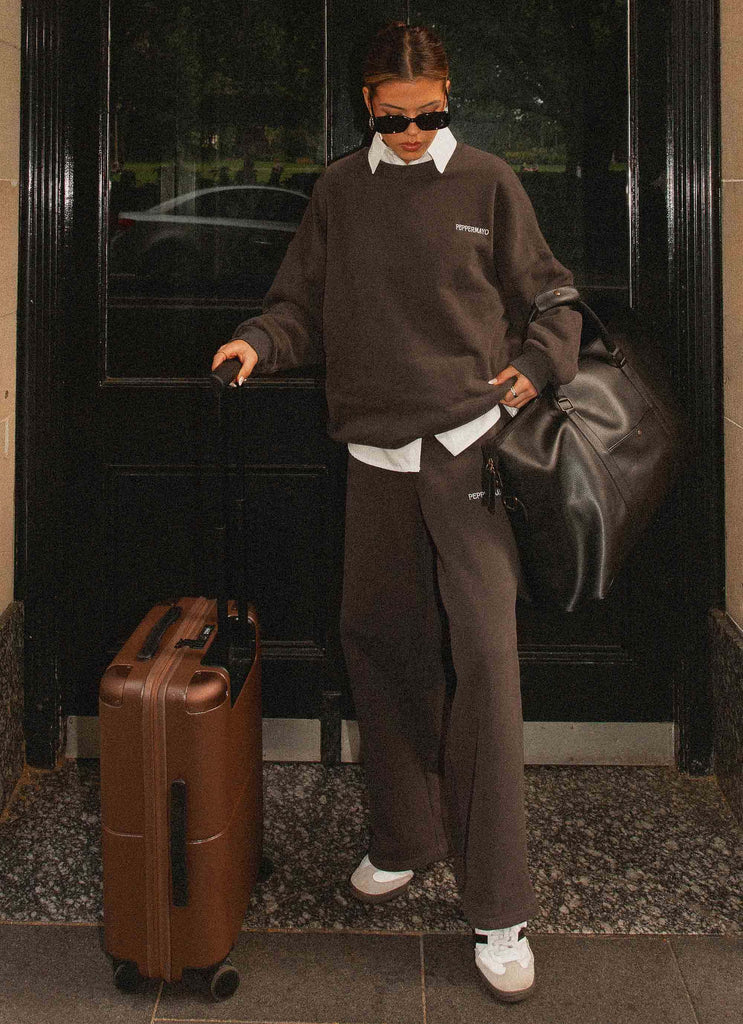 Pantaloni in Felpa Signature - Grigio Antracite