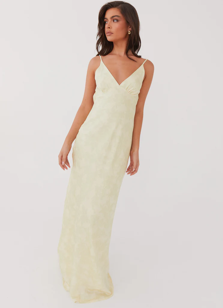 Sorrento Sun Maxi Dress - Fiori Gialli
