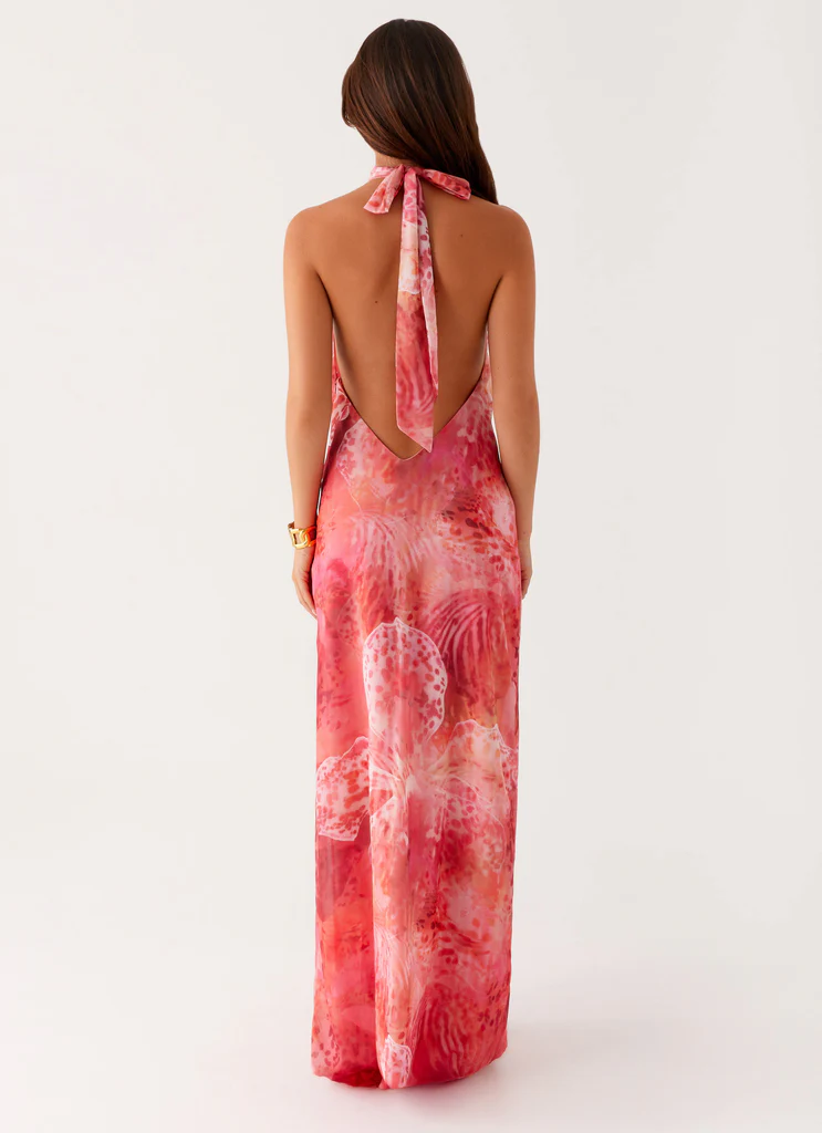 Abito Maxi California - Flamingo Fling