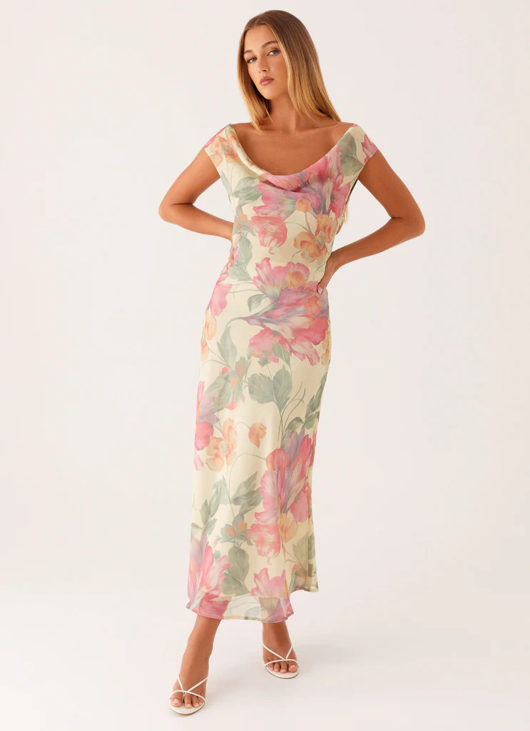 Abito Maxi Role Model - Peonia Gialla