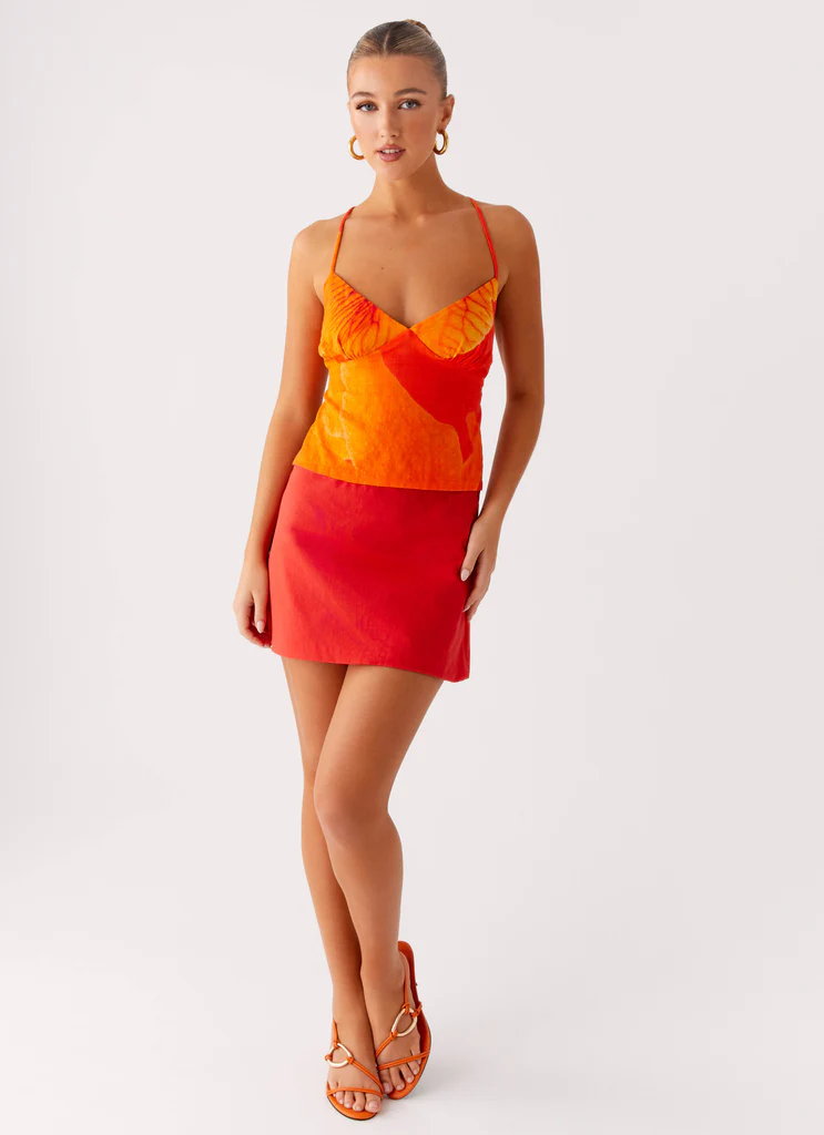 Top Sangria - Arancione Sereno