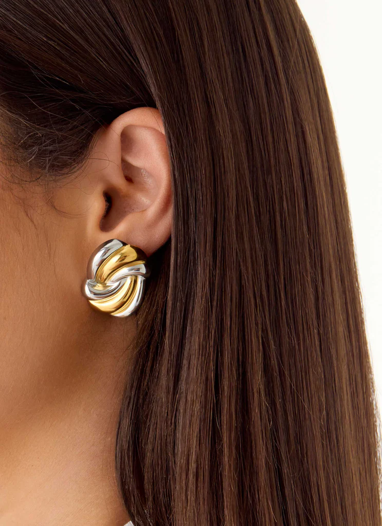 Orecchini Blur - Oro/Argento