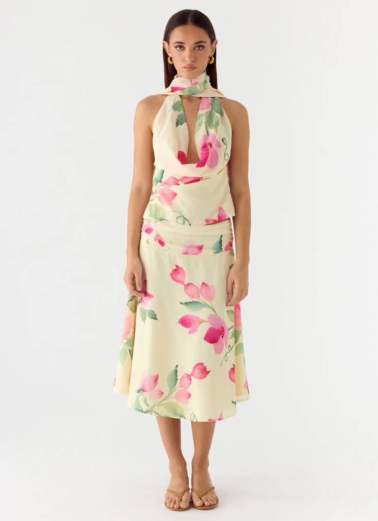 Get Me Top Senza Schienale a Spalline - Lemon Soleil