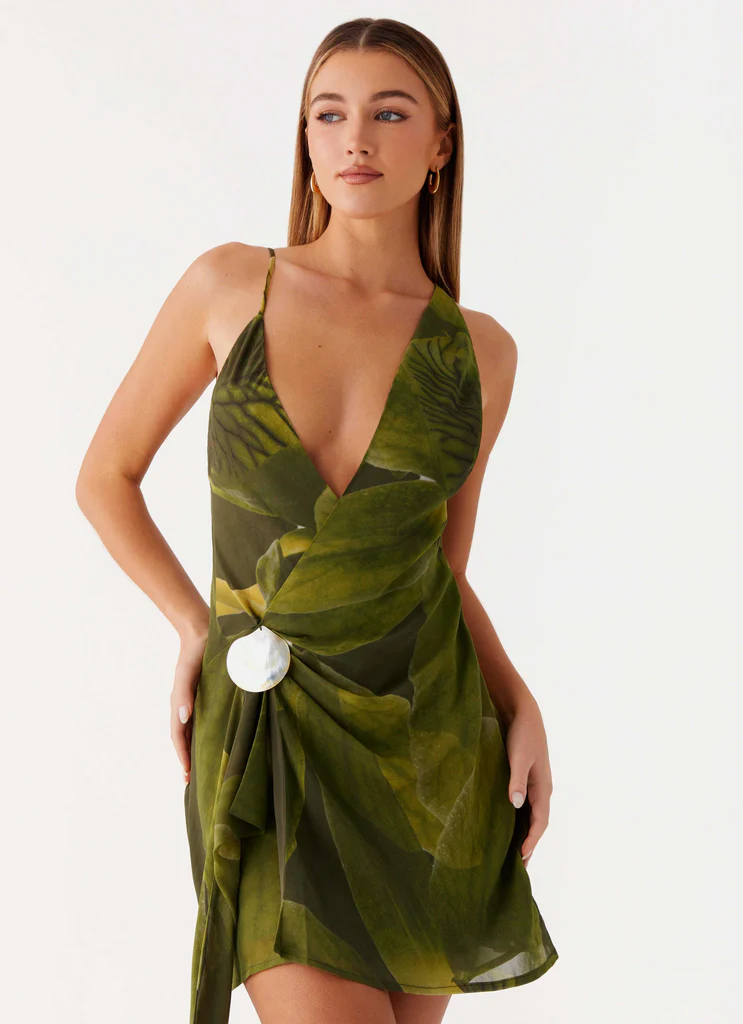 Kerry Mini Dress - Fiori Tropicales