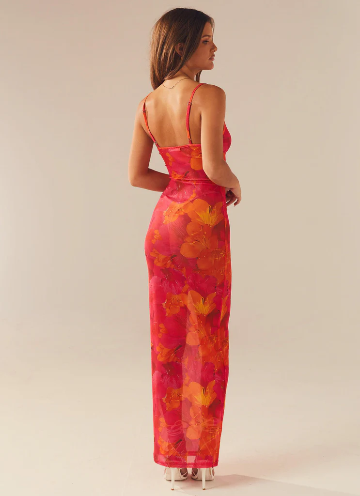 Vestito Maxi Love On The Run - Fiori Sole