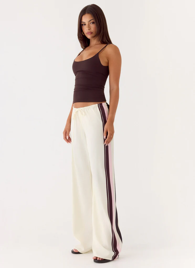 Pantaloni Deacon a vita bassa - Fantasia Fiori