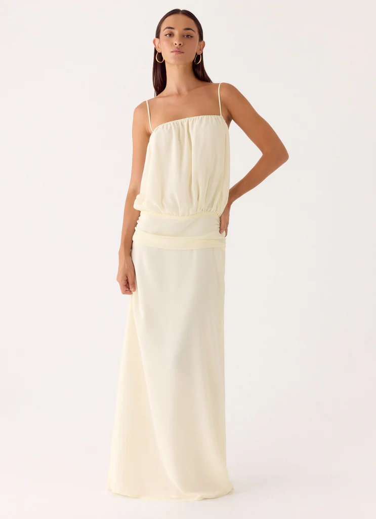 Abito Maxi Citrus Kiss - Giallo Bimbo