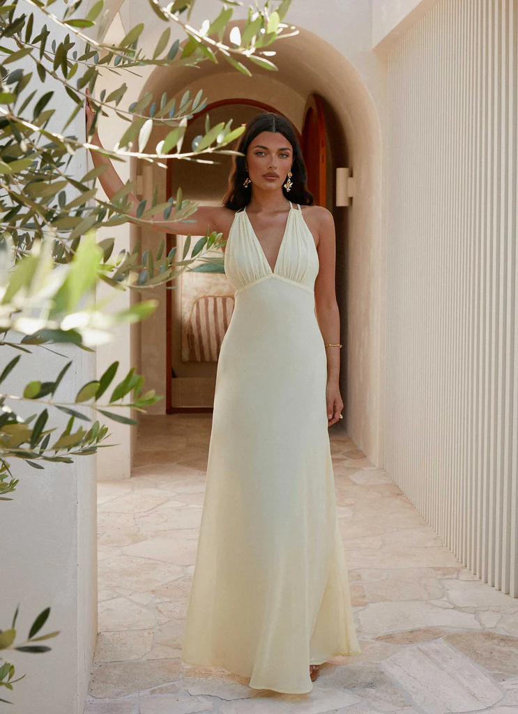 Abito Maxi Kacia - Limone