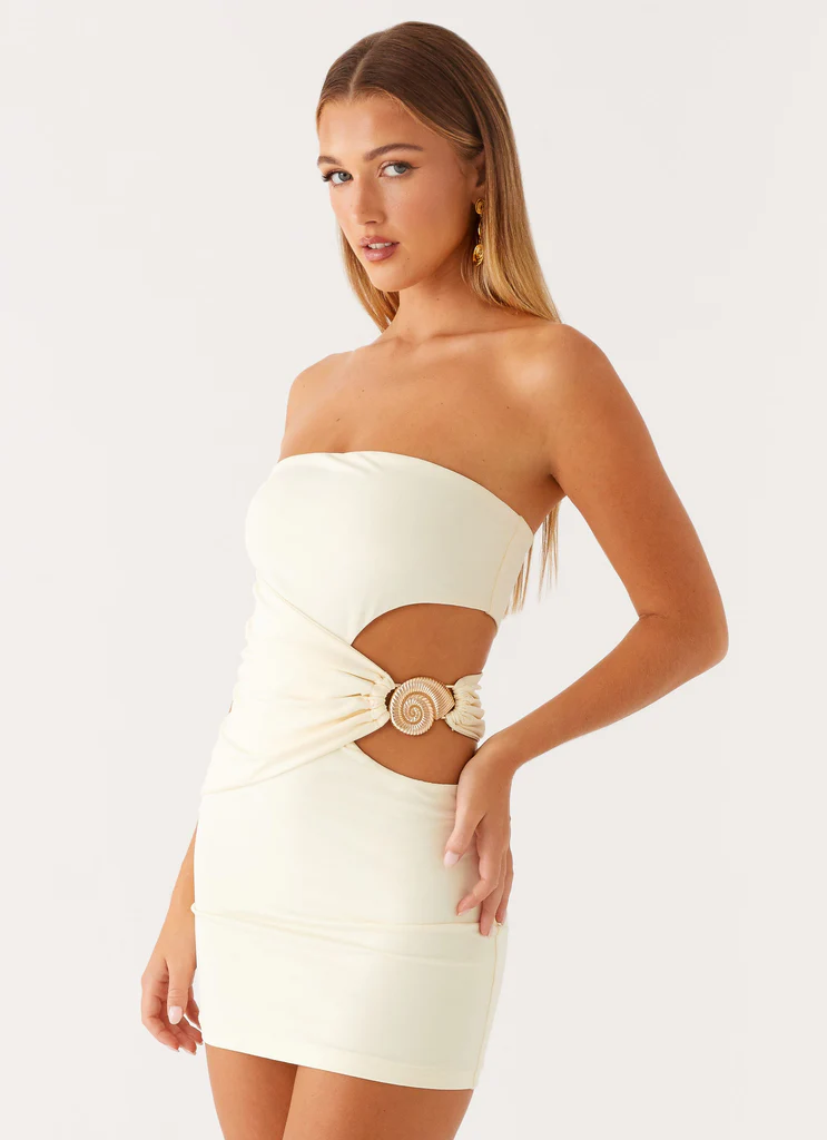Vestito Mini Così Iconico - Giallo