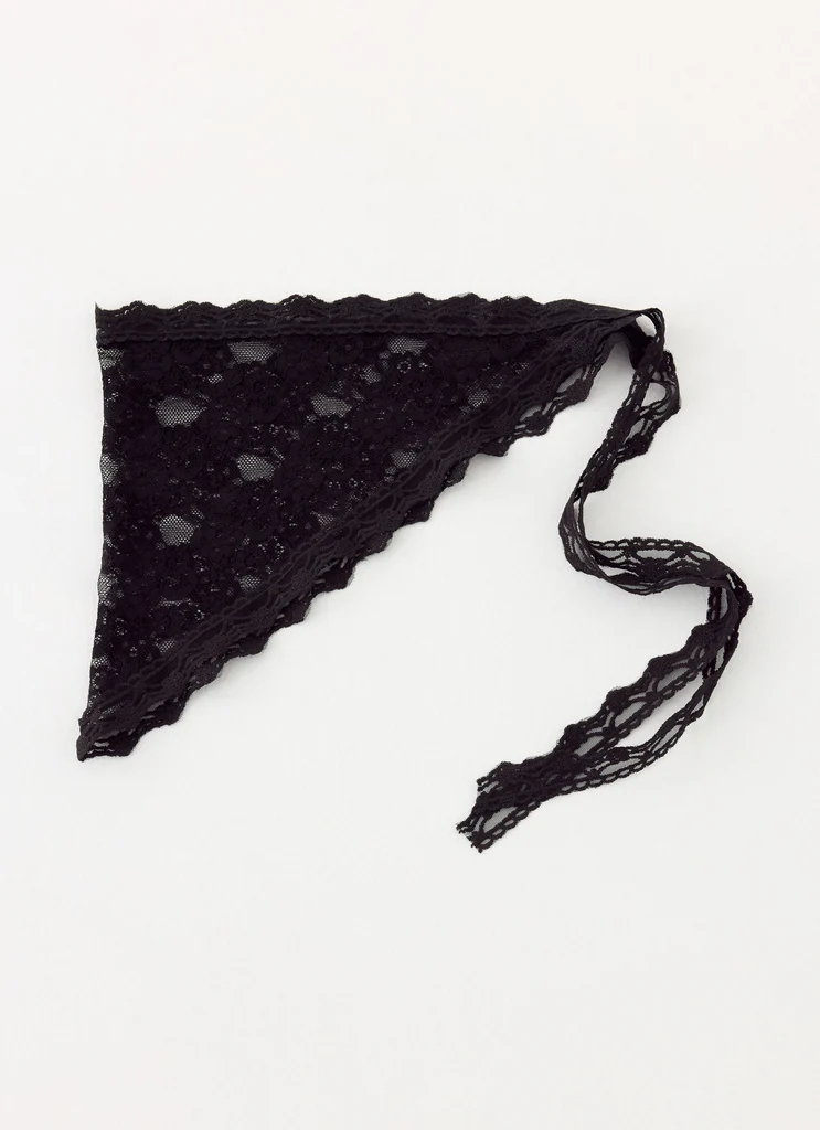 Sciarpa in Pizzo Sweet Thing - Nero