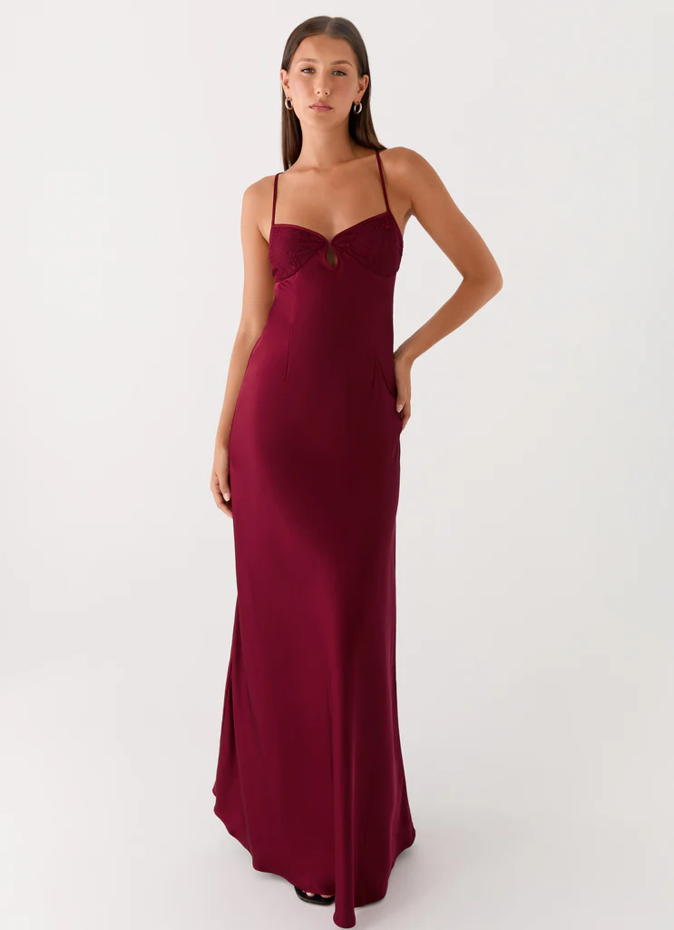 Abito Maxi Joanie - Marrone