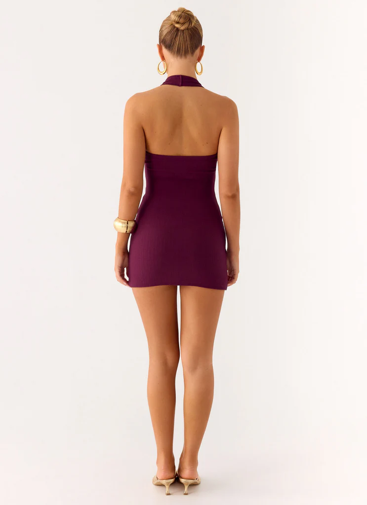 Vestito Mini Vedetta - Prugna
