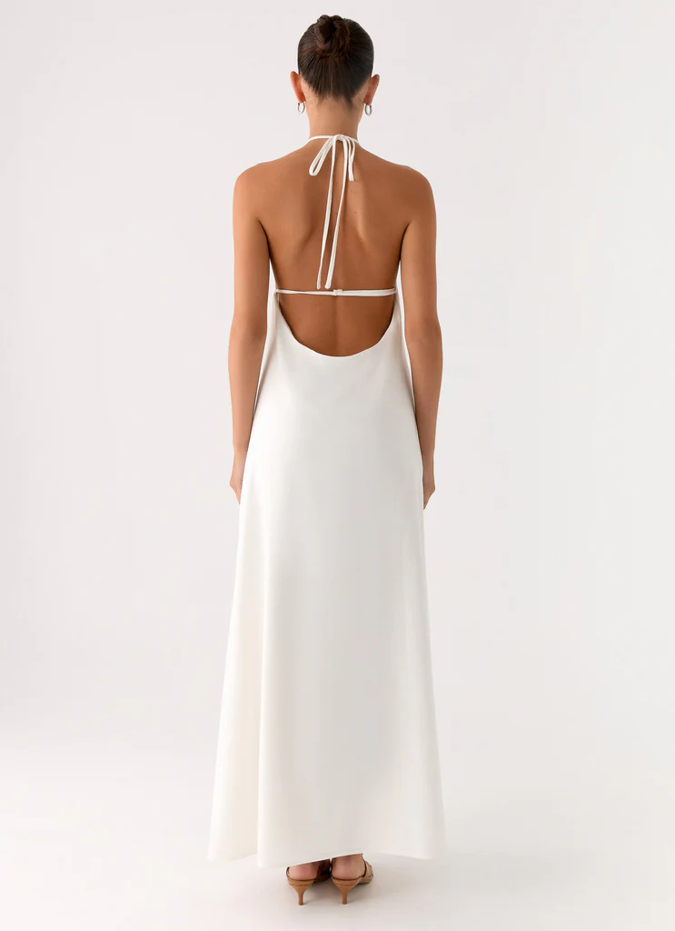 Helden Maxi Dress - Bianco
