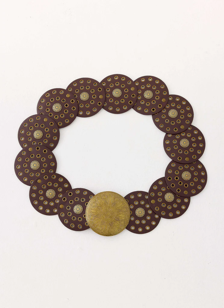 Cintura Double Take - Marrone