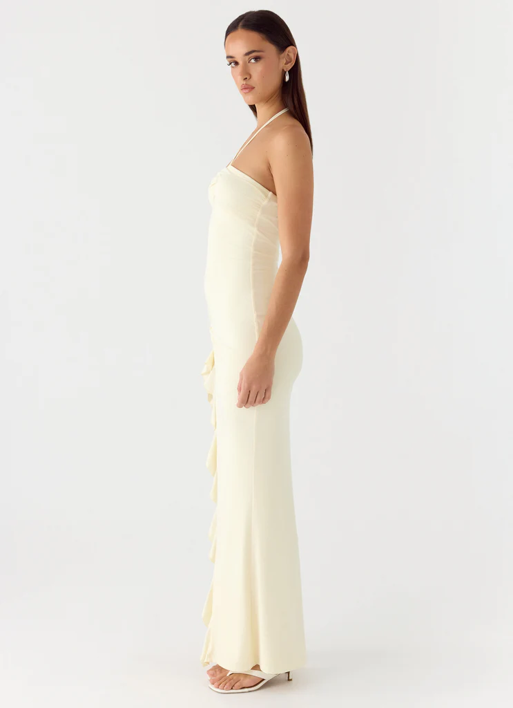 Abito Maxi Right Hand Girl - Giallo Limone