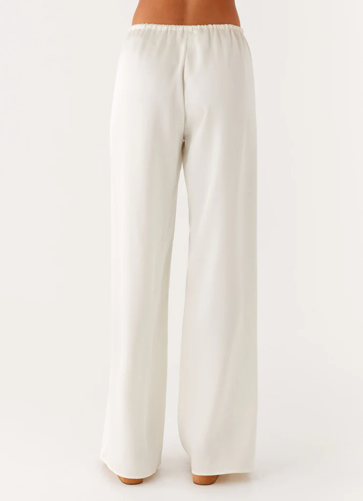 Pantaloni Deacon a vita bassa - Burro