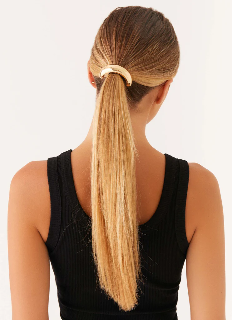 Elegante elastico per capelli - Oro
