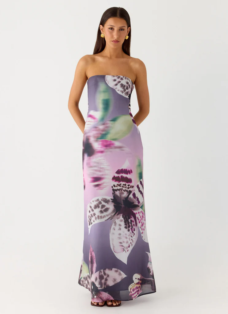 Abito Maxi Darcy - Affare Floreale Ombre