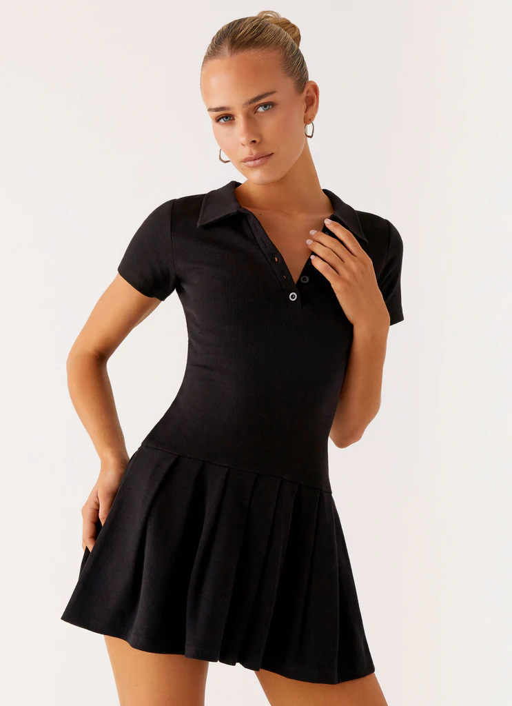 Alondra Mini Vestito - Nero