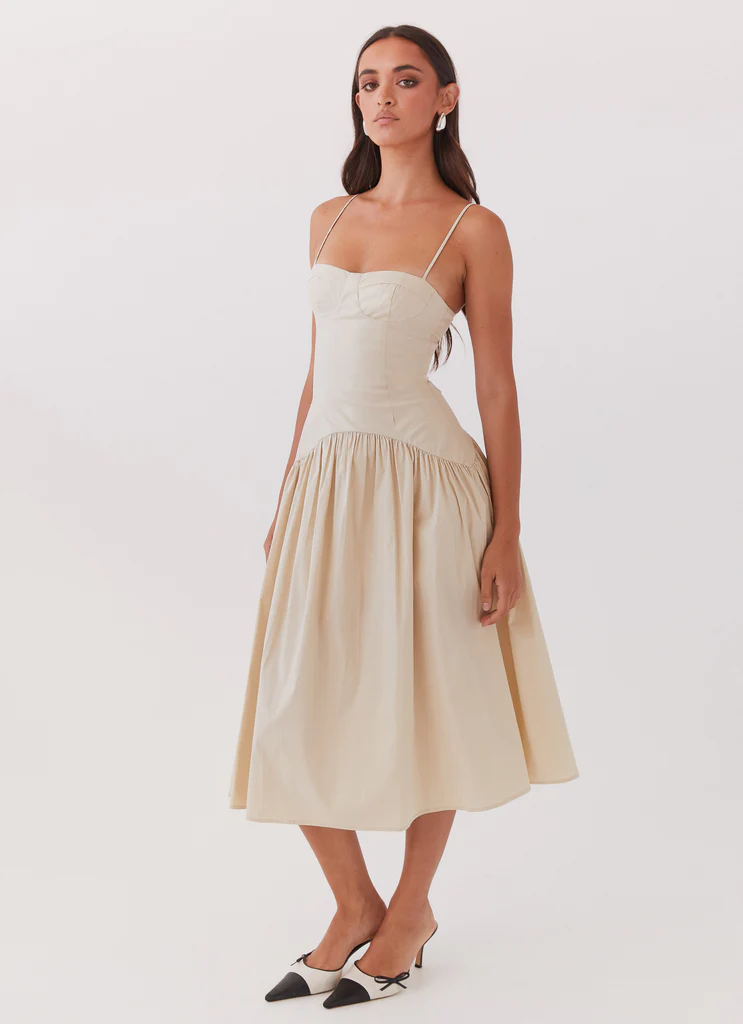 Abito Midi Corset Yvette – Desert Sage Abito Midi Corset Yvette - Desert Sage