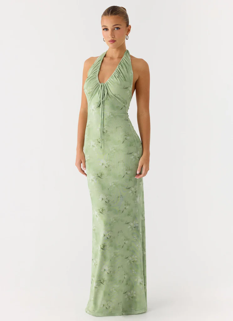 Abito Maxi Ask You Twice - Lime Sfumato