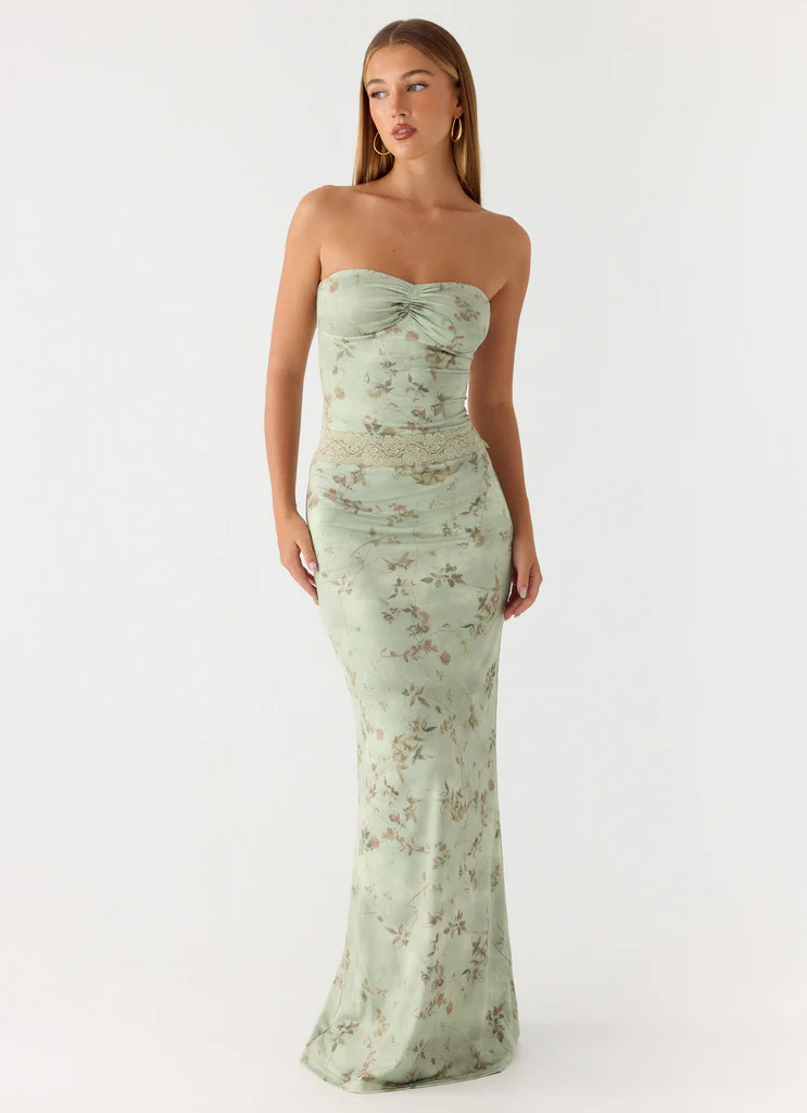 Vestito Maxi Come Through - Wispy Fern