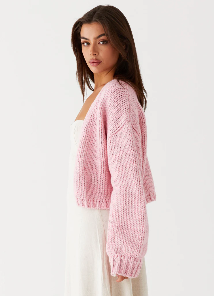 Gilet Knit Jasleen - Rosa