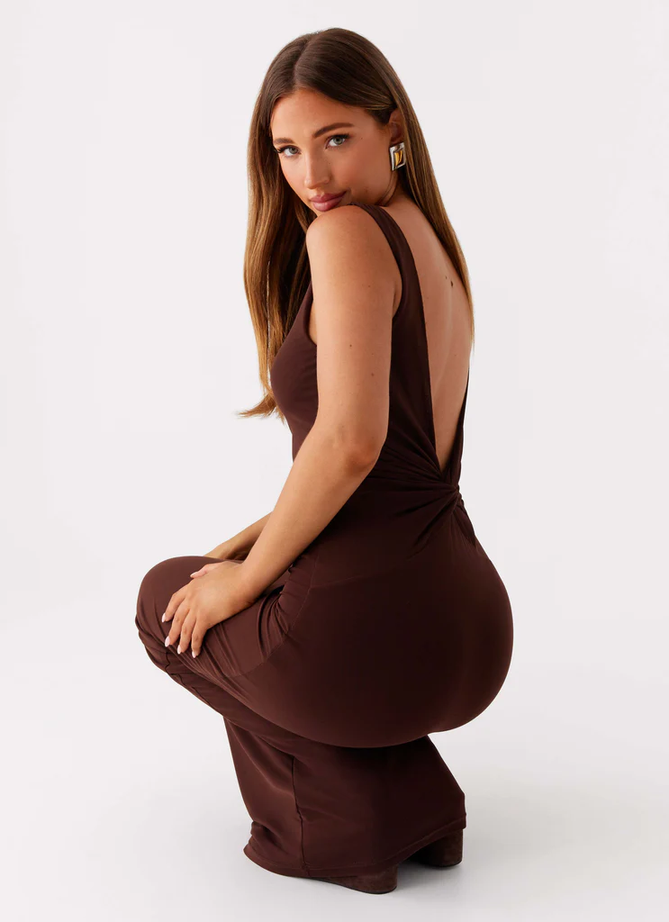 Vestito Maxi Earthbound Muse – Cioccolato Vestito Maxi Earthbound Muse - Cioccolato