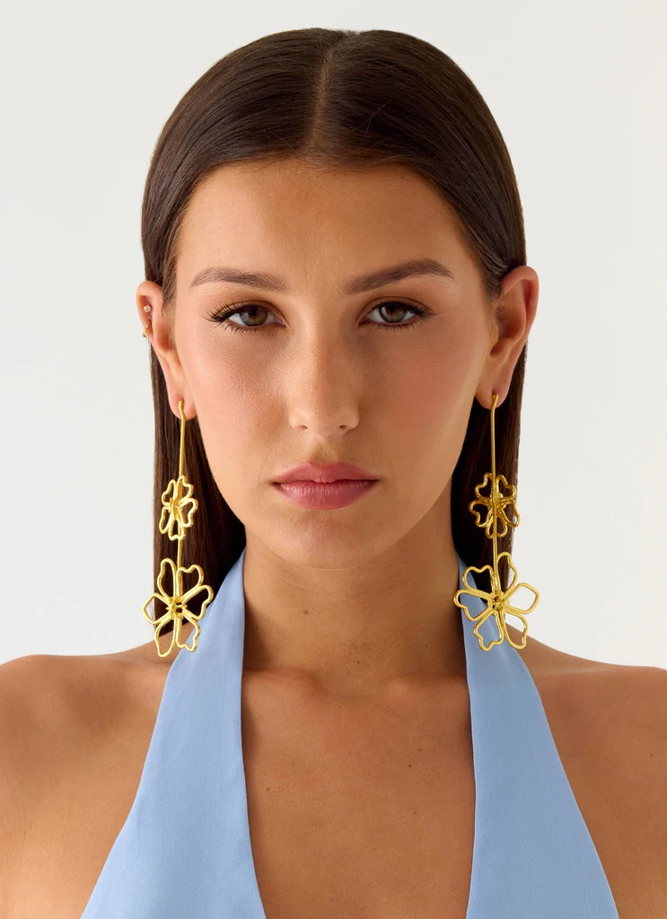 Orecchini Wildflower - Oro