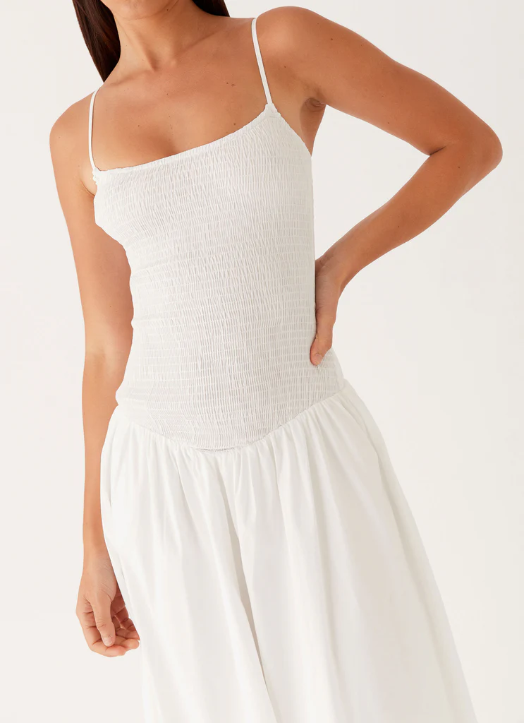 Vestito Midi Natalyi - Bianco