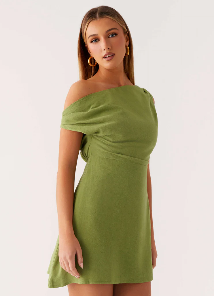 Mini Vestito in Lino Lady Love – Cactus Mini Vestito in Lino Lady Love - Cactus