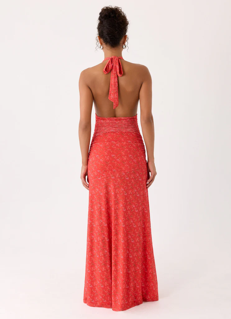 Vestito Maxi Esme - Rosso Magenta Rosa