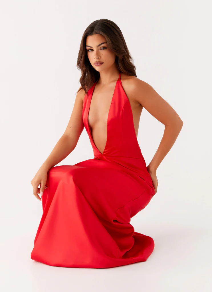 Abito Maxi Idol - Rosso