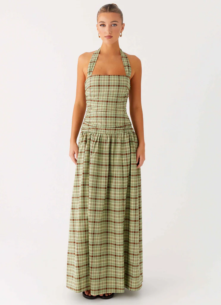Abito Maxi Lilith - Quadri Foresta