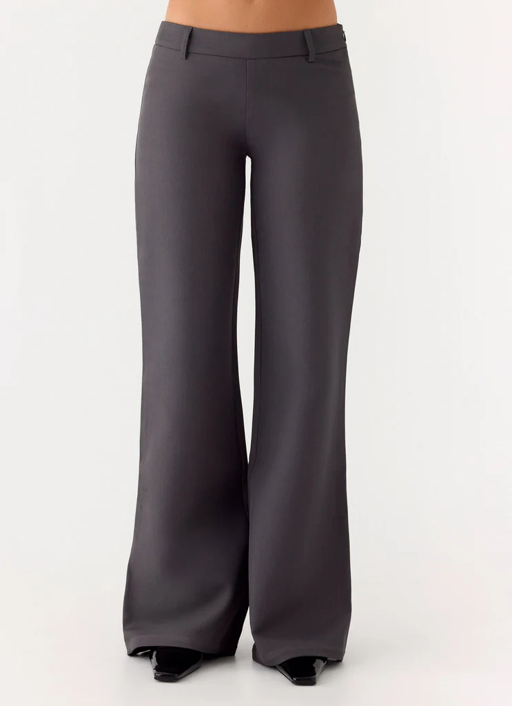 Pantaloni Hot as Ice a vita bassa - Grigio
