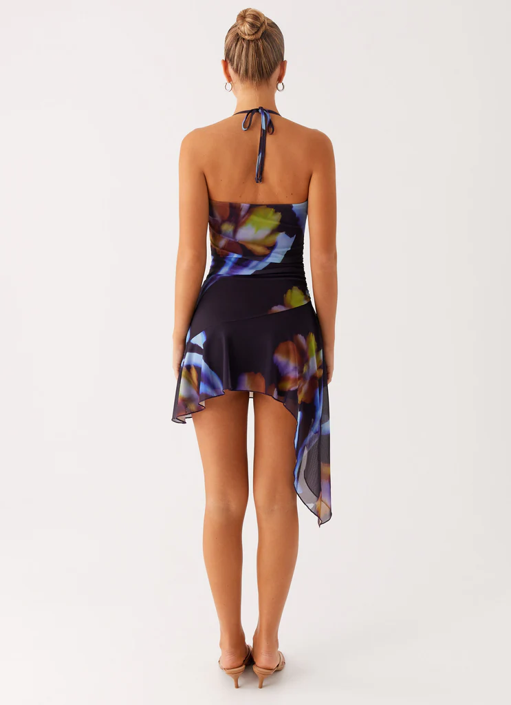 Mini Vestito Algarve – Fiori Scuri Mini Vestito Algarve - Fiori Scuri