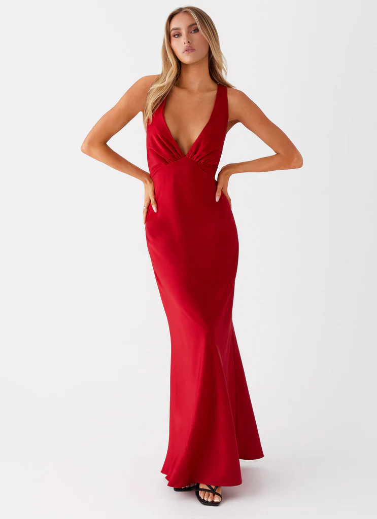 Abito Maxi Sylvia - Rosso