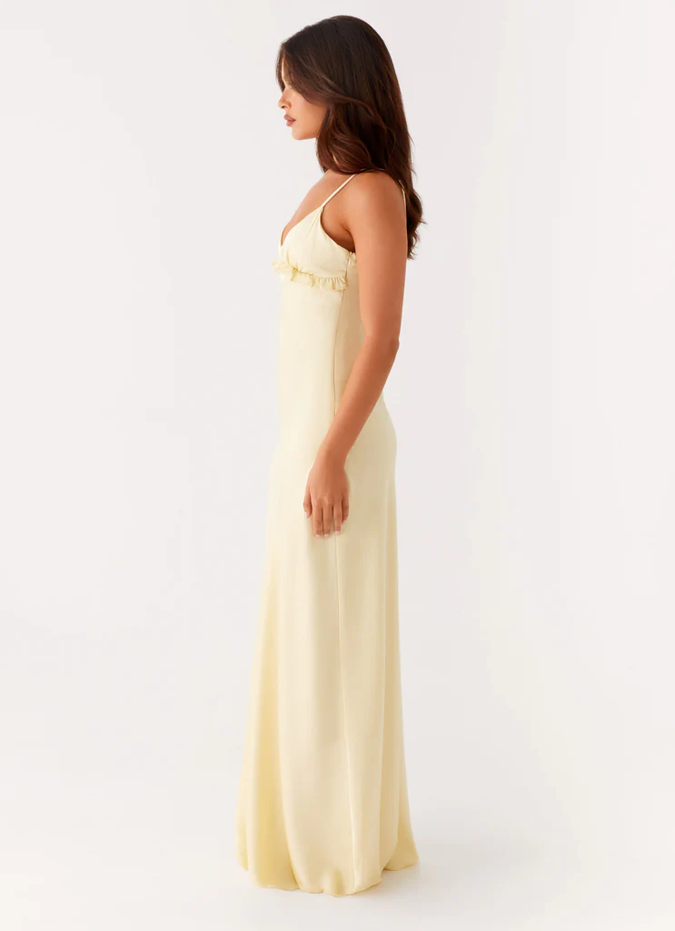 Elona Maxi Dress - Giallo Bambino