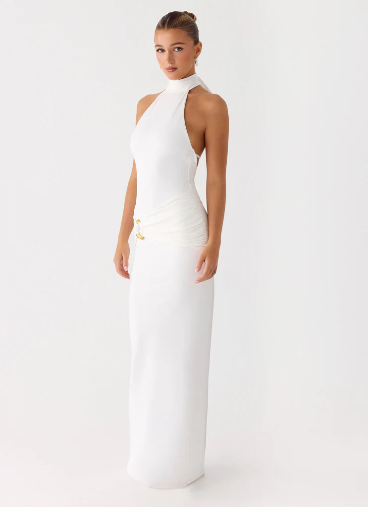 Forever Radiant Maxi Dress - Bianco