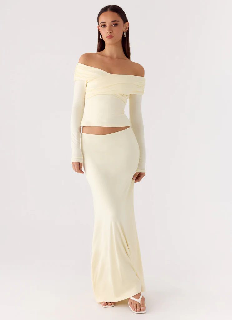 Maxi gonna Like A Flower - Giallo limone
