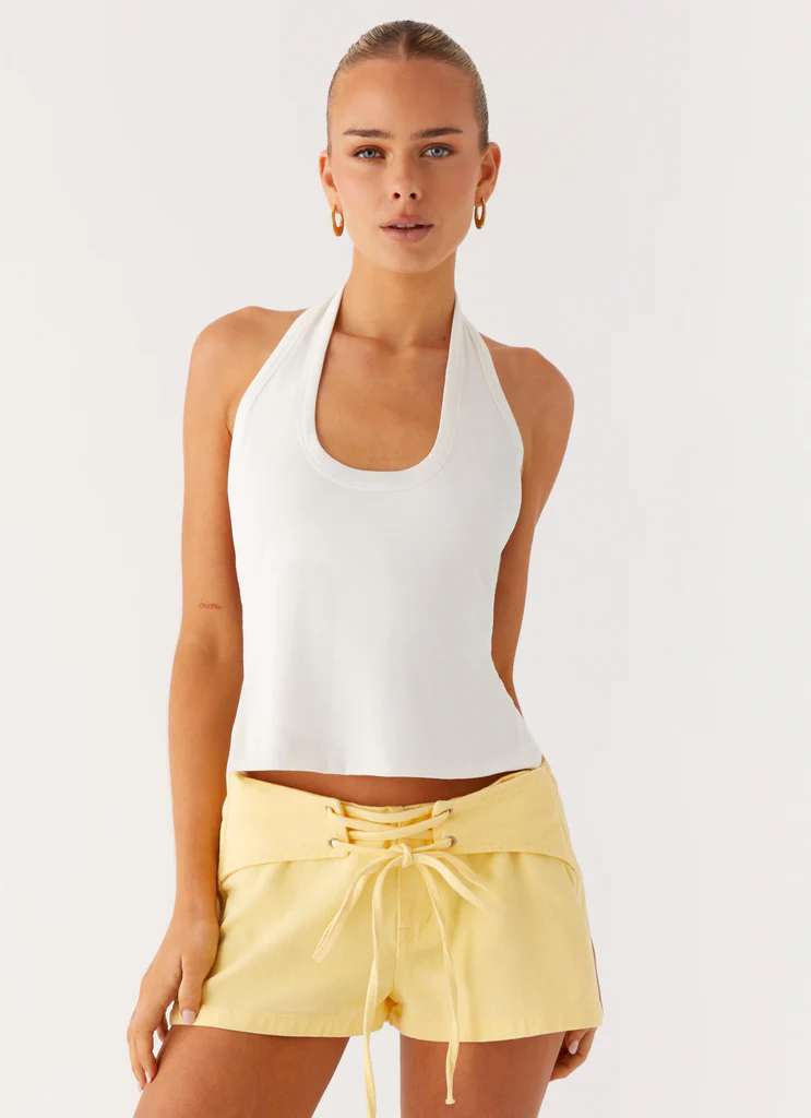 No Rush Top - Bianco